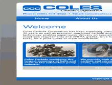 Tablet Screenshot of colescarbide.com